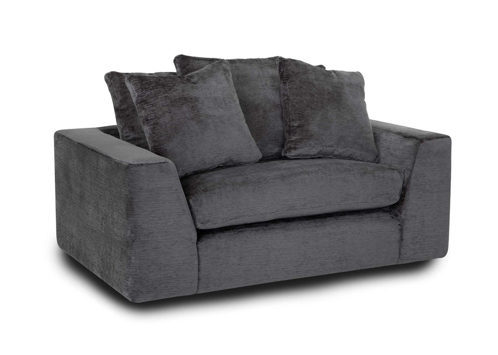 Franklin Furniture - Haswell 3 Piece Living Room Set in Charcoal - 87640-87688-87618-3SET