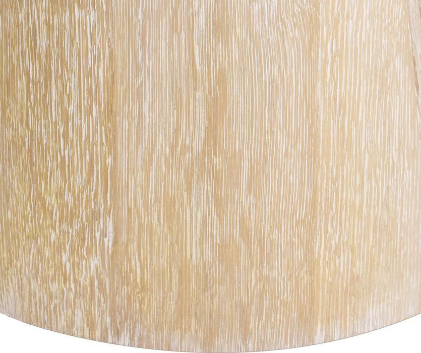 Meridian Furniture - Linette 52" White Oak Wood Dining Table - 877-T - GreatFurnitureDeal
