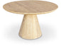 Meridian Furniture - Linette 52" White Oak Wood Dining Table - 877-T - GreatFurnitureDeal
