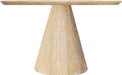 Meridian Furniture - Linette 52" White Oak Wood Dining Table - 877-T - GreatFurnitureDeal