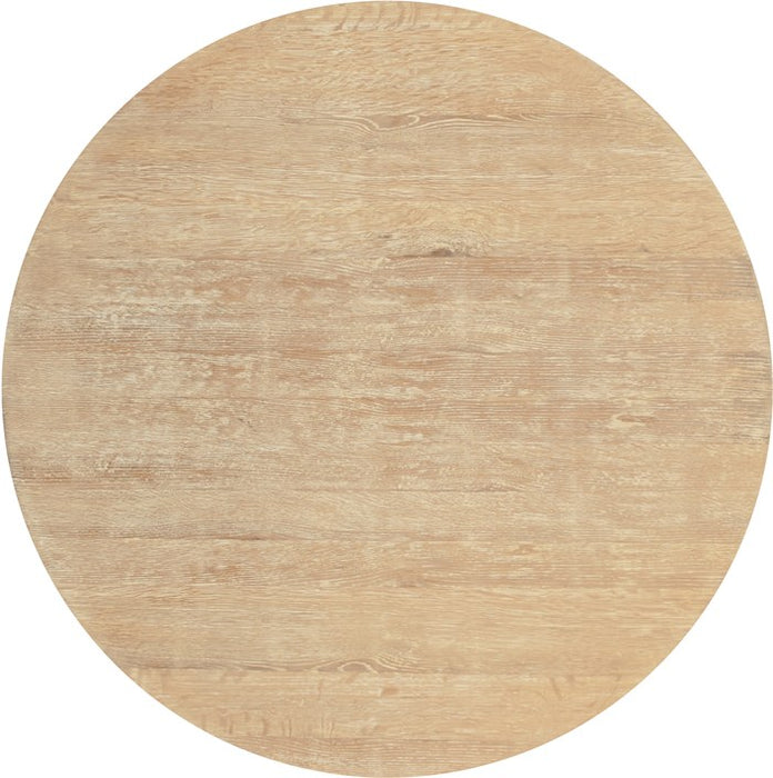 Meridian Furniture - Linette 52" White Oak Wood Dining Table - 877-T - GreatFurnitureDeal