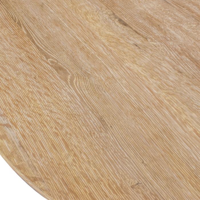Meridian Furniture - Linette 52" White Oak Wood Dining Table - 877-T - GreatFurnitureDeal