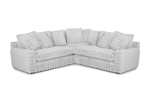 Franklin Furniture - Angel 3 Piece Sectional Sofa in Marshmallow Dove - 87859-804-87860 - GreatFurnitureDeal