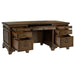 Coaster Furniture - Hartshill Executive Desk in Burnished Oak - 881281 - GreatFurnitureDeal