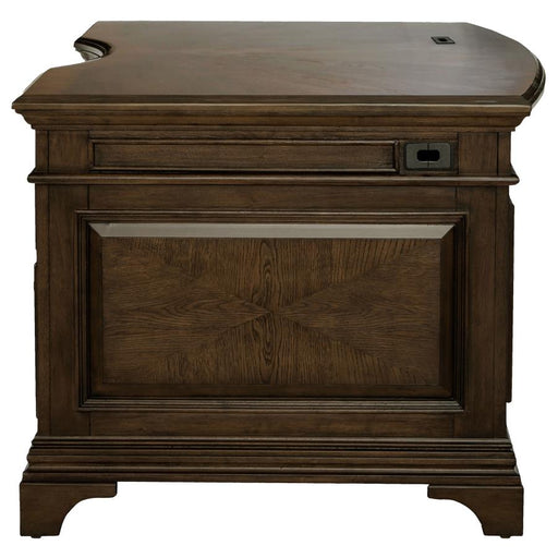 Coaster Furniture - Hartshill Executive Desk in Burnished Oak - 881281 - GreatFurnitureDeal