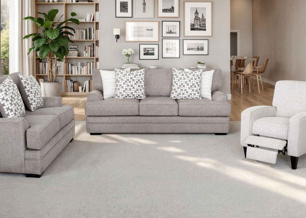 Franklin Furniture - 881 Ashton Pushback Recliner in Naaz Parchment - 523-PARCH