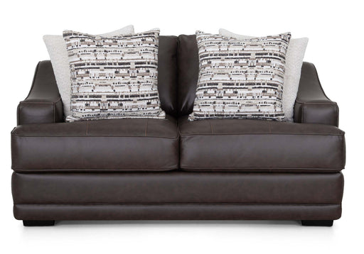 Franklin Furniture - 893 Prescott Loveseat in Duvall Coffee - 89320 - GreatFurnitureDeal