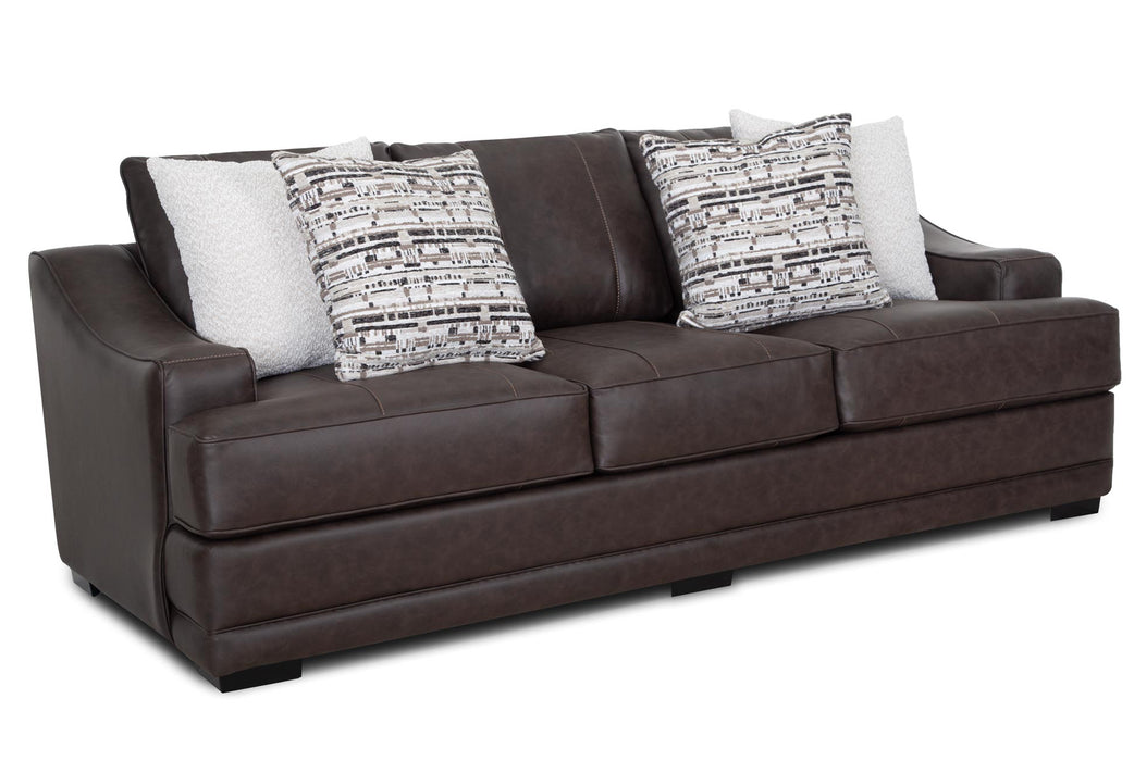 Franklin Furniture - 893 Prescott 2 Piece Sofa Set in Duvall Coffee - 89340-89320 - GreatFurnitureDeal