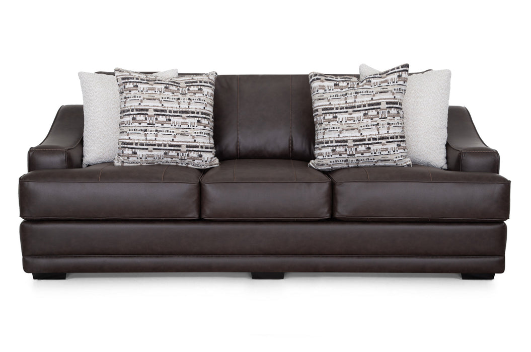 Franklin Furniture - 893 Prescott Sofa in Duvall Coffee - 89340 - GreatFurnitureDeal