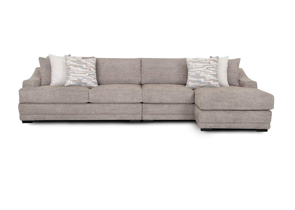 Franklin Furniture - 893 Florence 2 Piece Sectional Sofa in Fantasia Shadow - 89359-89314 - GreatFurnitureDeal