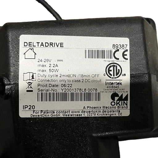 OKIN DeltaDrive 89387 Replacement Motor for Pride Mobility Lift Chairs - GreatFurnitureDeal