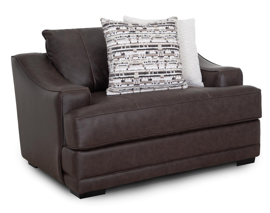 Franklin Furniture - 893 Prescott Chair and a Half in Duvall Coffee - 89388 - GreatFurnitureDeal