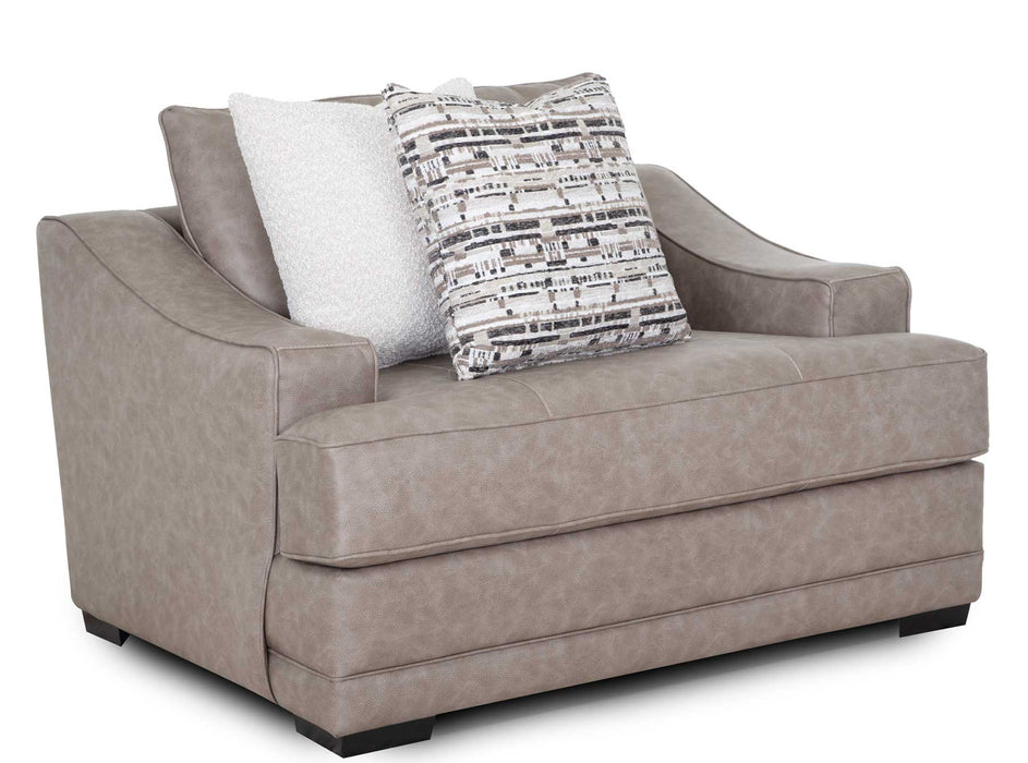 Franklin Furniture - 893 Granger Chair and a Half and Ottoman in Duvall Greige - 89388-89318 - GreatFurnitureDeal