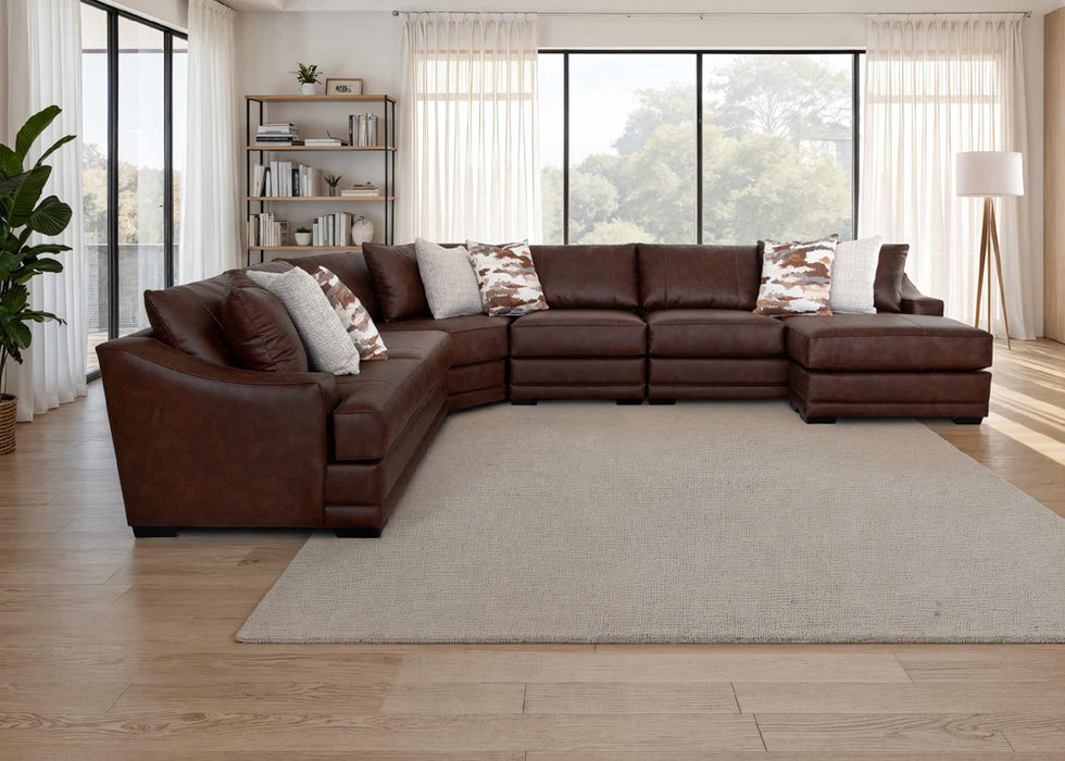 Franklin Furniture - 893 Highlands 4 Piece Sectional Sofa in Seattle Auburn - 89359-89399-89303-89314 - GreatFurnitureDeal
