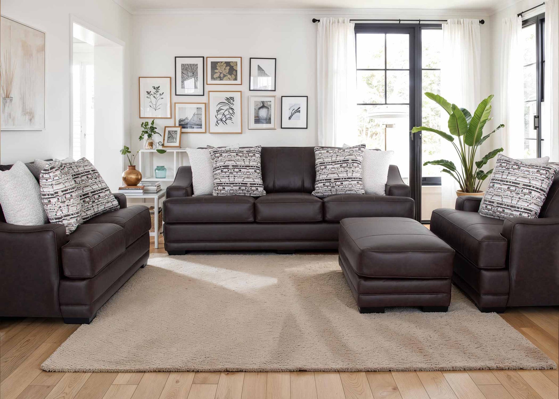 Home Franklin Furniture - 893 Prescott 3 Piece Living Room Set in ...