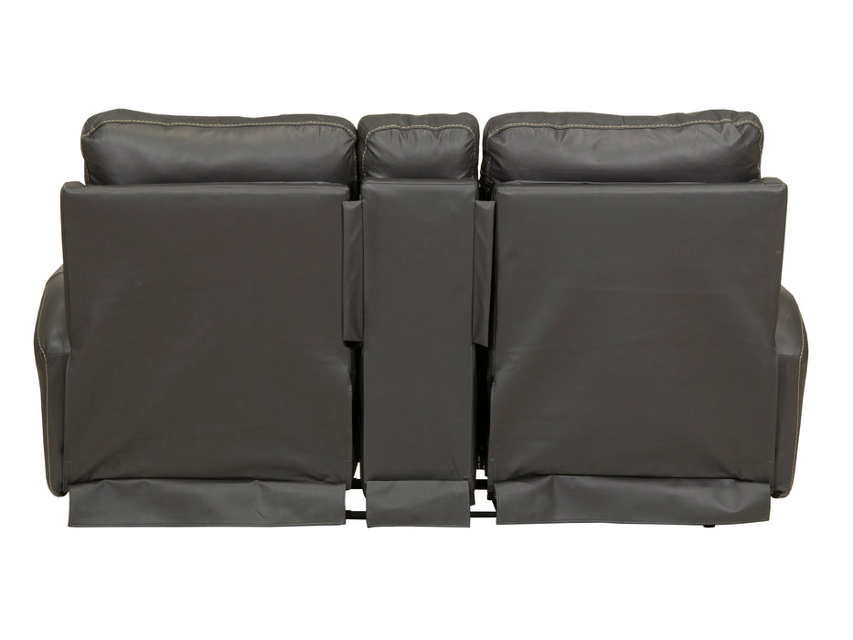 Catnapper - Fredda 3 Piece Power Reclining Living Room Set in Anthracite - 64481-89-80-ANTHRACITE - GreatFurnitureDeal
