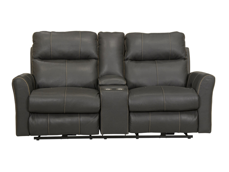 Catnapper - Fredda 2 Piece Power Reclining Living Room Set in Anthracite - 64481-89-ANTHRACITE - GreatFurnitureDeal