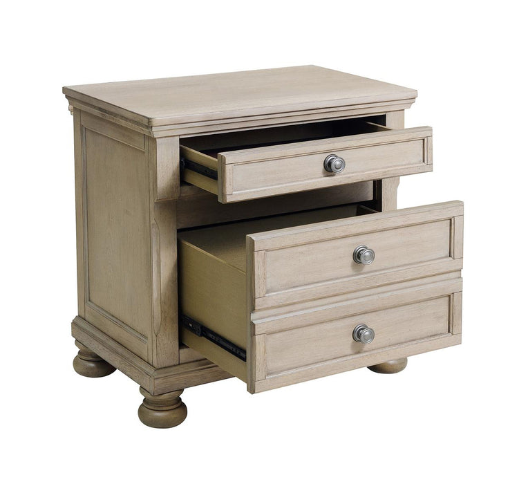 Homelegance - Bethel 4 Piece Queen Bedroom Set in Wire Brushed Gray - 2259GY-1*4 - GreatFurnitureDeal