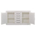Bramble - Williamson Sideboard w/ 2 Doors in White Harvest, Light Distressed - US-WS-90017WHD----LDT - GreatFurnitureDeal