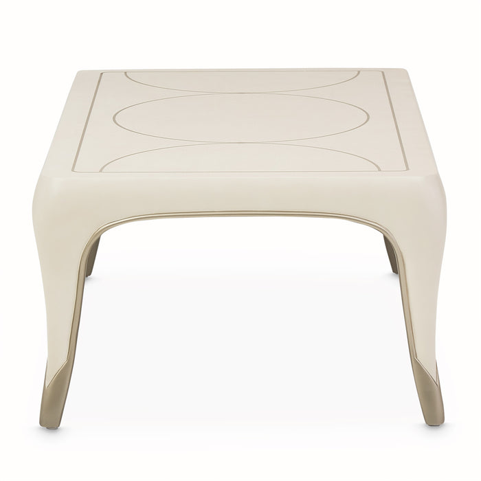 AICO Furniture - London Place Cocktail Table"Creamy Pearl - N9004201-112 - GreatFurnitureDeal