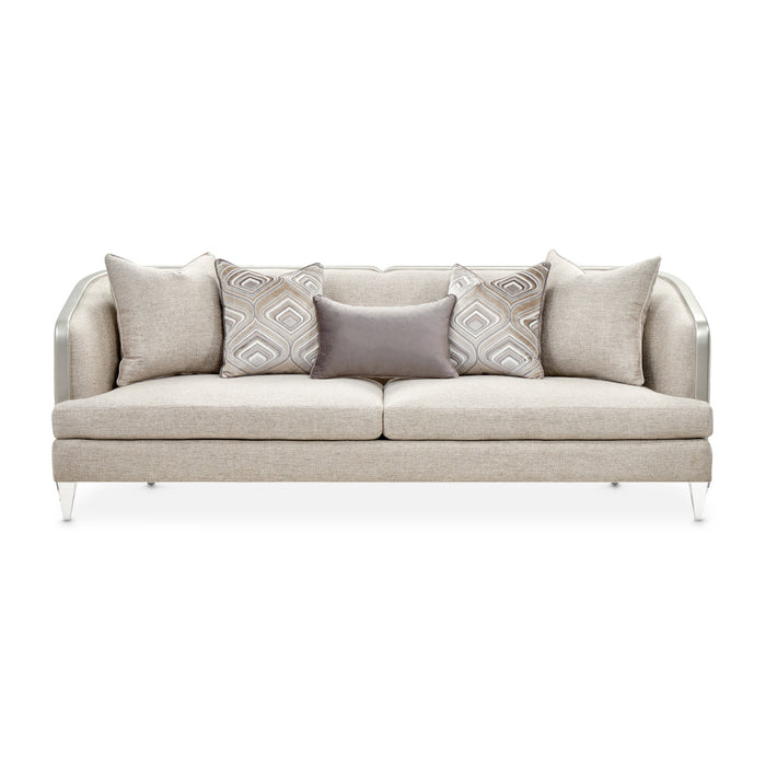 AICO Furniture - Camden Court"Sofa-Flax"Platinum - 9005815-FLAX-125