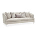 AICO Furniture - Camden Court"Sofa-Flax"Platinum - 9005815-FLAX-125 - GreatFurnitureDeal