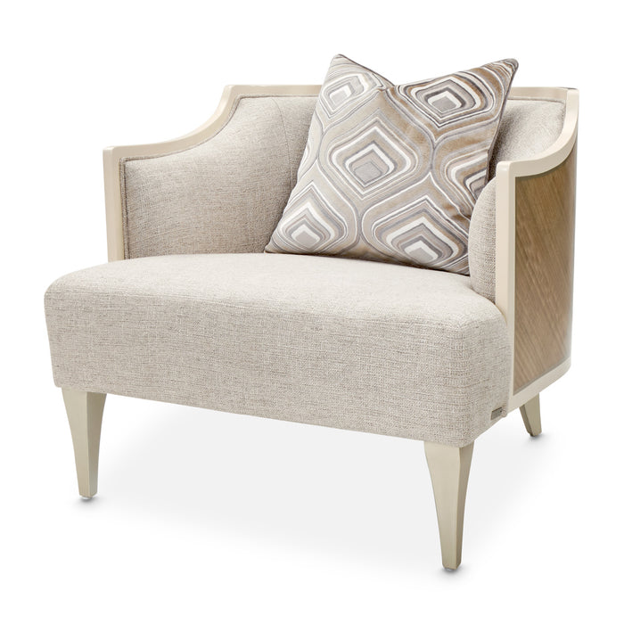 AICO Furniture - Camden Court"Accent Chair-Flax"Pearl - 9005835-FLAX-126 - GreatFurnitureDeal