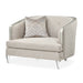 AICO Furniture - Camden Court"Chair and Half-Flax"Platinum - 9005838-FLAX-125 - GreatFurnitureDeal