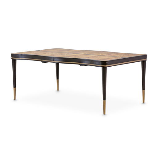 AICO Furniture - Malibu Crest Rectangular Dining Table in Crotch Mahogany - 9007000-411 - GreatFurnitureDeal