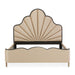 AICO Furniture - Malibu Crest Eastern King Scalloped Panel Bed - 9007000CEK3-412 - GreatFurnitureDeal