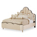 AICO Furniture - Malibu Crest Eastern King Scalloped Panel Bed - 9007000CEK3-412 - GreatFurnitureDeal