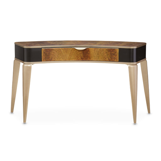 AICO Furniture - Malibu Crest Vanity Desk in Crotch Mahogany - 9007058-411 - GreatFurnitureDeal