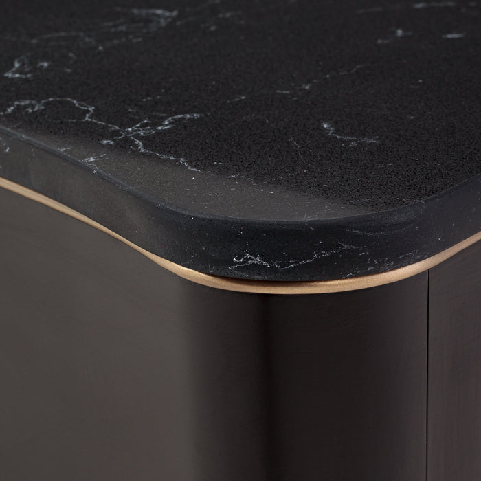 AICO Furniture - Malibu Crest Cocktail Table in Crotch Mahogany - 9007201-411 - GreatFurnitureDeal