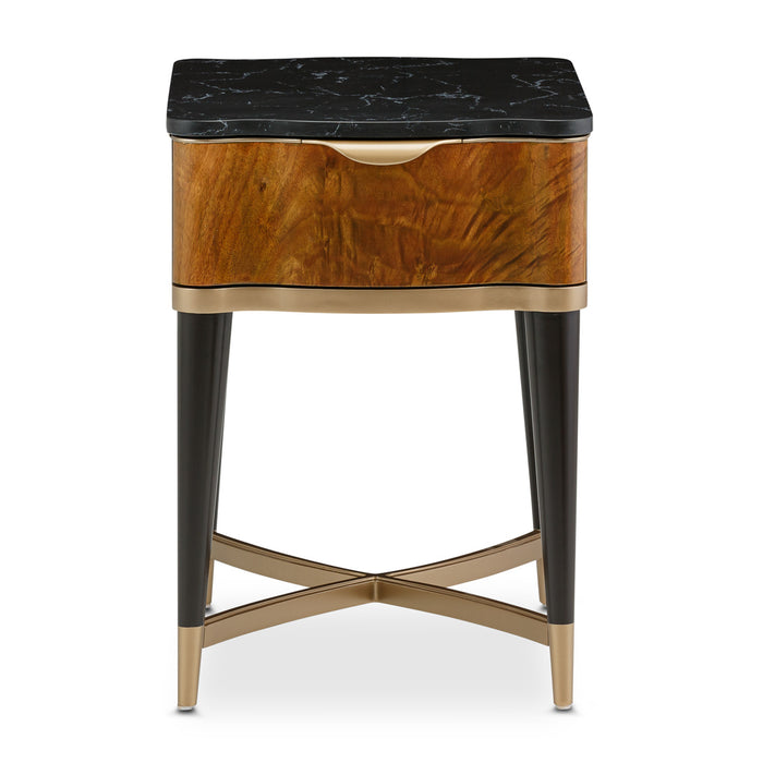 AICO Furniture - Malibu Crest 3 Piece Ocassional Set in Crotch Mahogany - 9007201-202-411