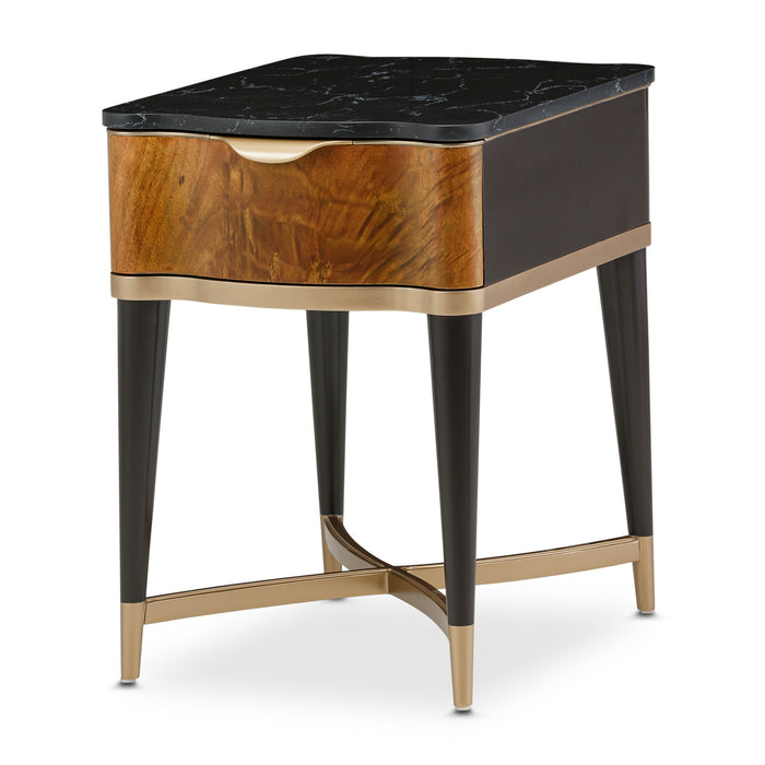 AICO Furniture - Malibu Crest 3 Piece Ocassional Set in Crotch Mahogany - 9007201-202-411