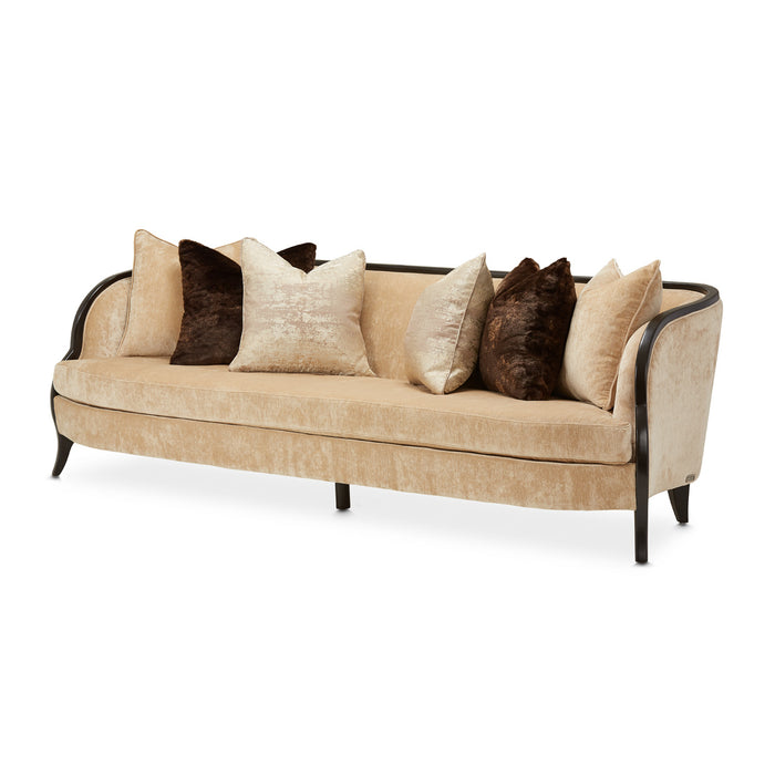 AICO Furniture - Malibu Crest Sofa in Dark Espresso - 9007816-HONEY-412