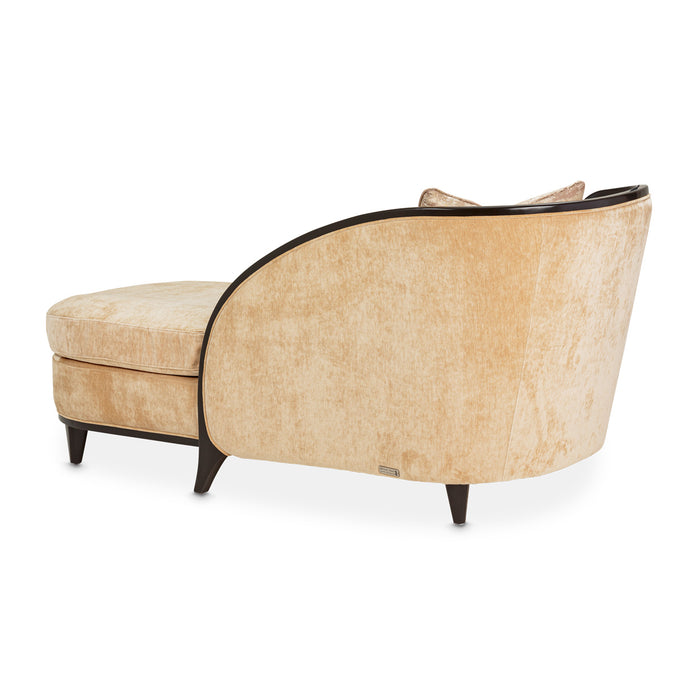AICO Furniture - Malibu Crest Chaise in Dark Espresso - 9007842-HONEY-412