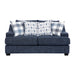 Homelegance - Maritime 2 Piece Sofa Set in Blue - 9008BUE*2 - GreatFurnitureDeal