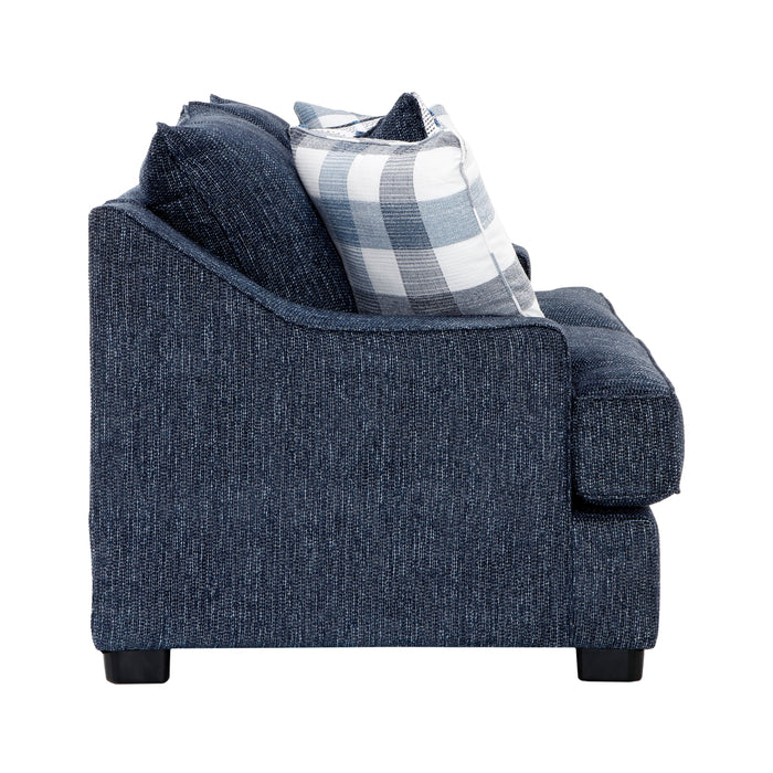 Homelegance - Maritime 2 Piece Sofa Set in Blue - 9008BUE*2 - GreatFurnitureDeal