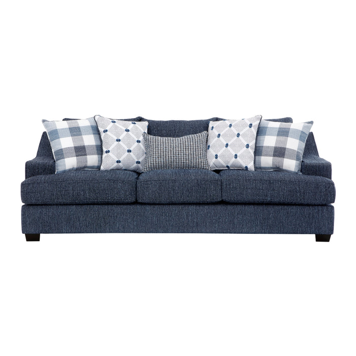 Homelegance - Maritime 2 Piece Sofa Set in Blue - 9008BUE*2 - GreatFurnitureDeal
