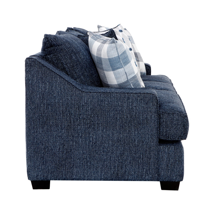 Homelegance - Maritime 2 Piece Sofa Set in Blue - 9008BUE*2 - GreatFurnitureDeal
