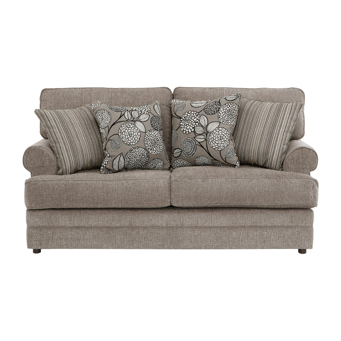 Homelegance - Earthen 2 Piece Sofa Set in Taupe - 9009TPE*2 - GreatFurnitureDeal