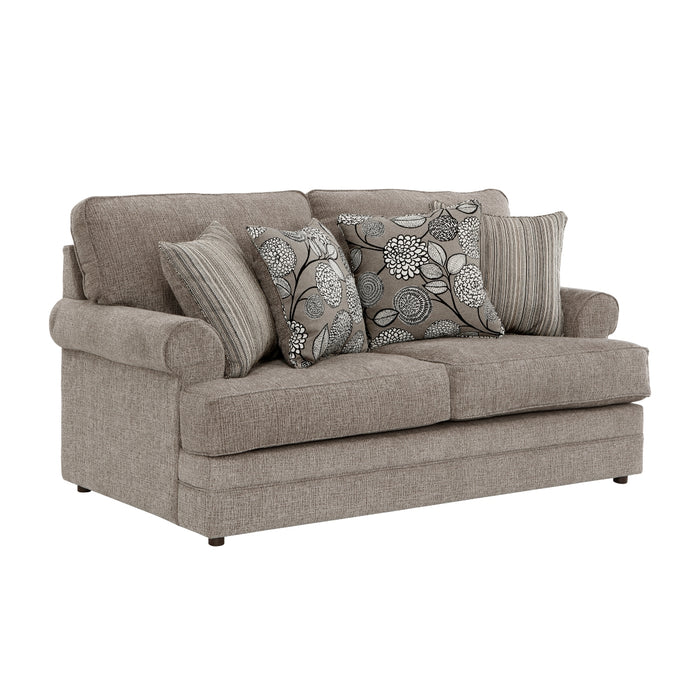 Homelegance - Earthen 2 Piece Sofa Set in Taupe - 9009TPE*2 - GreatFurnitureDeal
