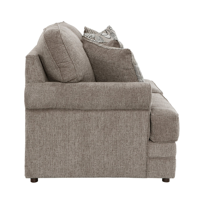 Homelegance - Earthen 2 Piece Sofa Set in Taupe - 9009TPE*2 - GreatFurnitureDeal