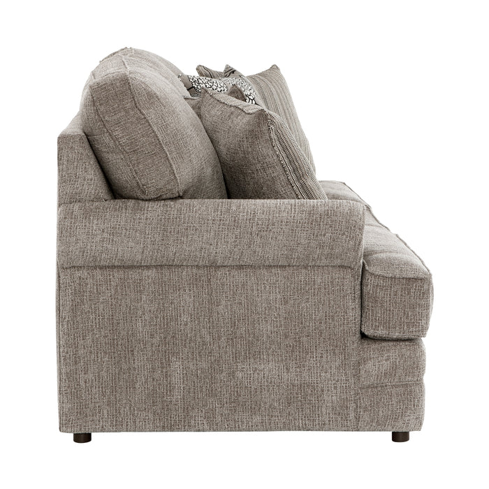 Homelegance - Earthen 2 Piece Sofa Set in Taupe - 9009TPE*2 - GreatFurnitureDeal