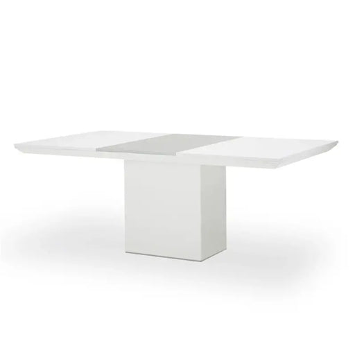 AICO Furniture - Horizons Rectangular Dining Table in White - 9012602BR-108-9012602TR - GreatFurnitureDeal