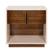 AICO Furniture - Pavira 1-Drawer Nightstand in Walnut - 9023040-204 - GreatFurnitureDeal
