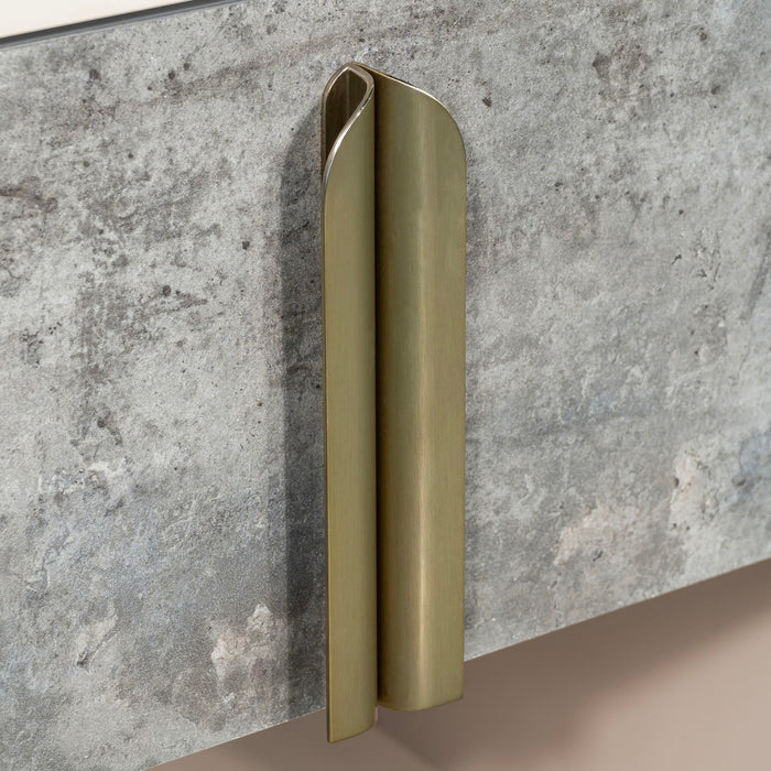 AICO Furniture - Pavira 3 Piece Queen Bedroom Set in Stone - 9023012QN03-040-837-3SET - GreatFurnitureDeal