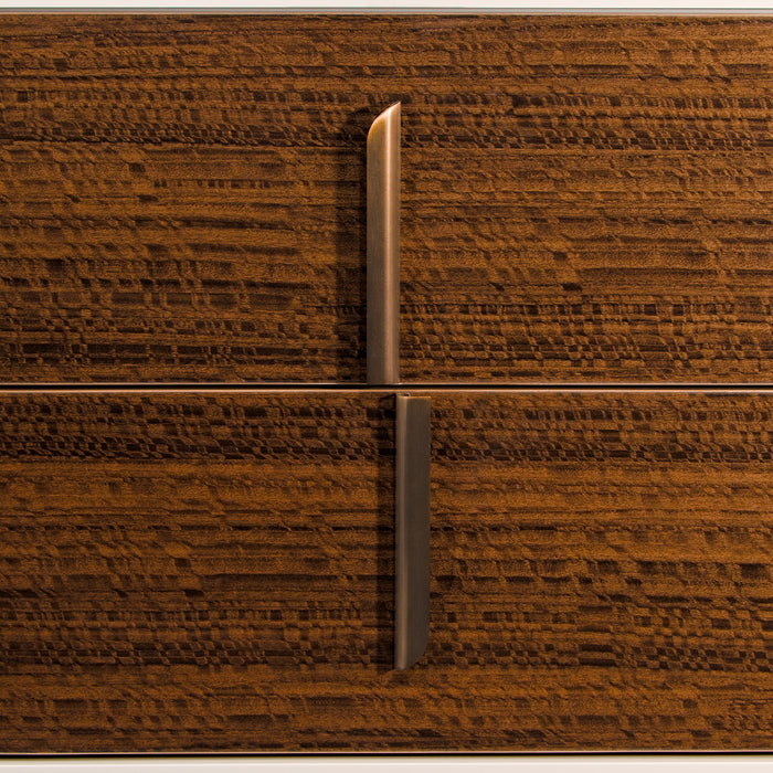 AICO Furniture - Pavira 2-Drawer Nightstand in Walnut - 9023042-204