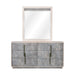 AICO Furniture - Pavira Dresser with Mirror in Stone - 9023050SA-060-837 - GreatFurnitureDeal